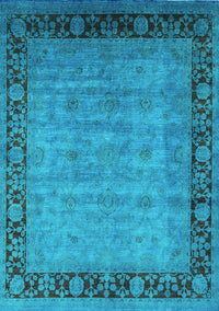 Oriental Turquoise Industrial Rug, urb1570turq