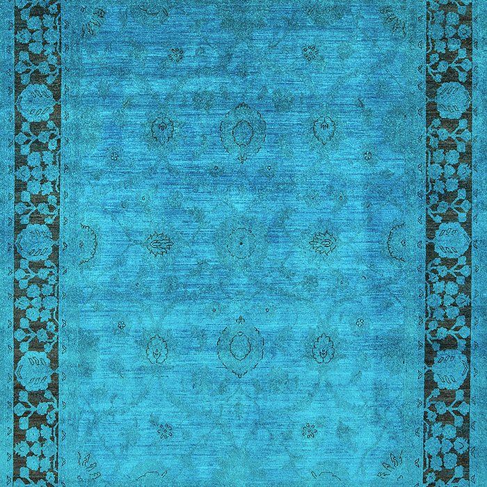 Oriental Turquoise Industrial Rug, urb1570turq