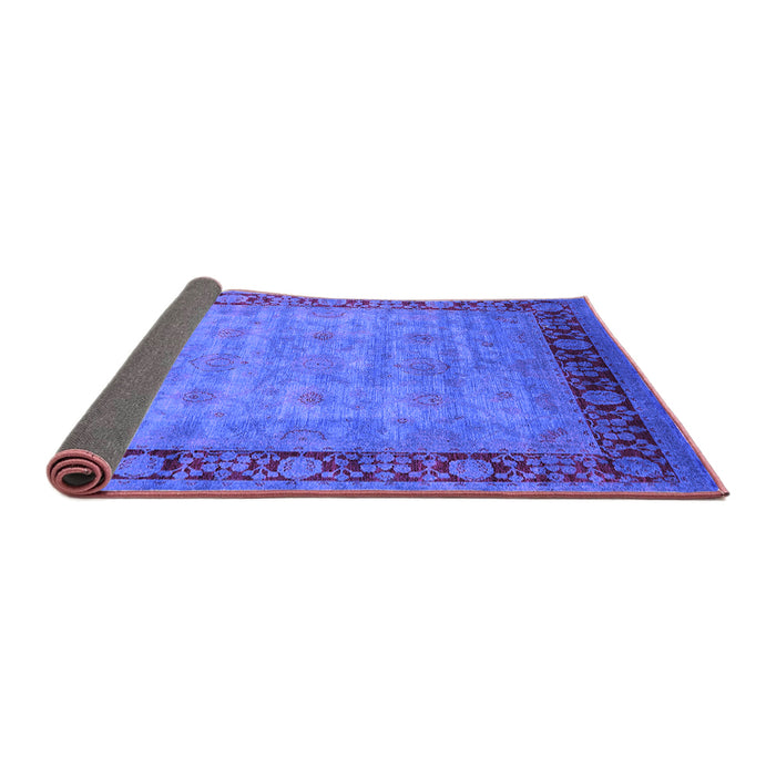 Sideview of Oriental Purple Industrial Rug, urb1570pur