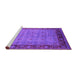 Sideview of Machine Washable Oriental Pink Industrial Rug, wshurb1570pnk