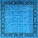 Square Oriental Light Blue Industrial Rug, urb1570lblu