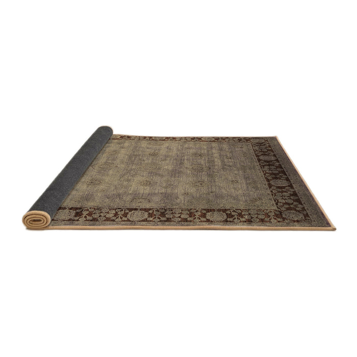 Sideview of Oriental Brown Industrial Rug, urb1570brn