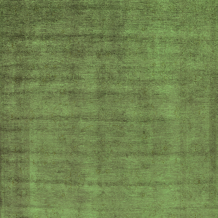 Machine Washable Oriental Green Industrial Area Rugs, wshurb1571grn