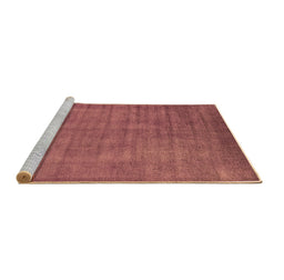 Sideview of Machine Washable Oriental Brown Industrial Rug, wshurb1571brn