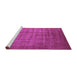 Sideview of Machine Washable Oriental Purple Industrial Area Rugs, wshurb1572pur