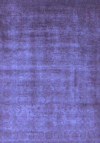 Oriental Blue Industrial Rug, urb1572blu