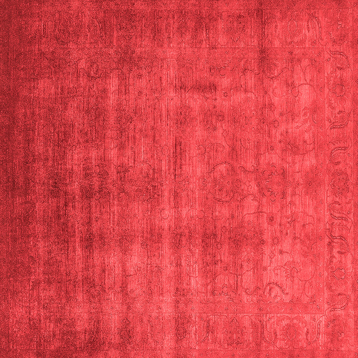 Machine Washable Oriental Red Industrial Rug, wshurb1572red