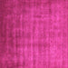 Square Oriental Pink Industrial Rug, urb1572pnk