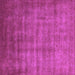 Square Oriental Purple Industrial Rug, urb1572pur