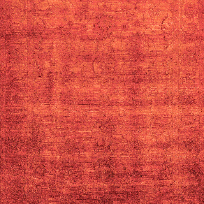 Machine Washable Oriental Orange Industrial Area Rugs, wshurb1572org