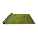 Sideview of Oriental Green Industrial Rug, urb1572grn