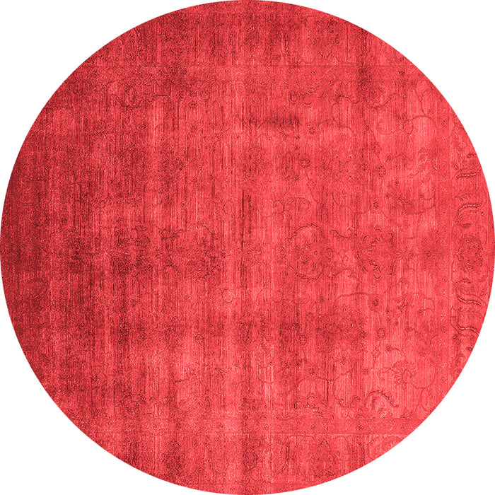 Machine Washable Oriental Red Industrial Rug, wshurb1572red