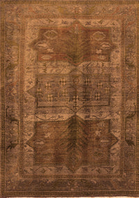 Oriental Orange Industrial Rug, urb1573org