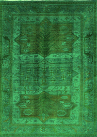 Oriental Green Industrial Rug, urb1573grn