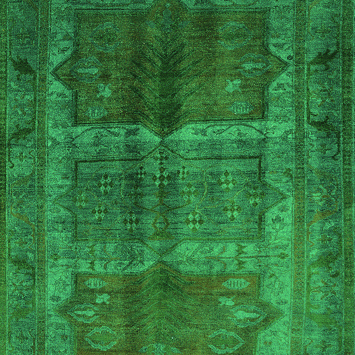 Oriental Green Industrial Rug, urb1573grn