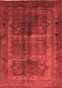 Oriental Red Industrial Rug, urb1573red