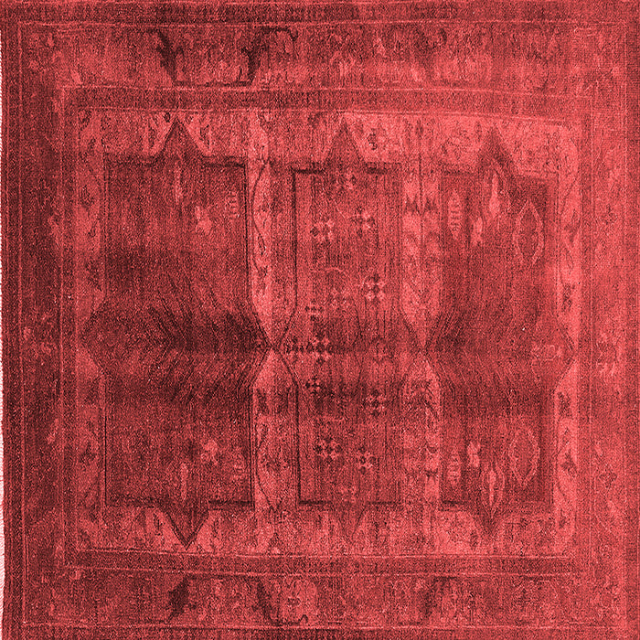 Machine Washable Oriental Red Industrial Rug, wshurb1573red