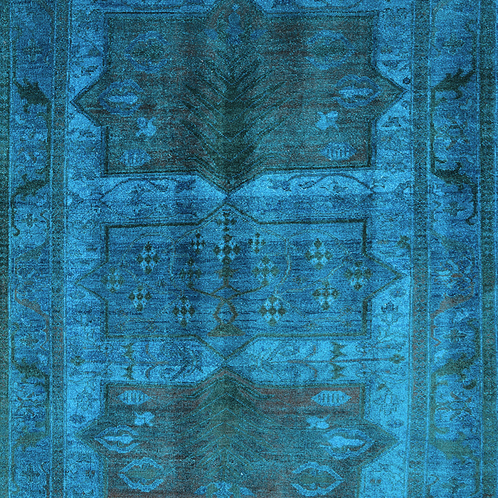 Oriental Light Blue Industrial Rug, urb1573lblu