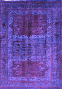 Oriental Purple Industrial Rug, urb1573pur