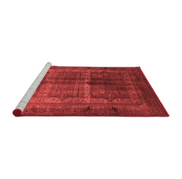 Industrial Red Washable Rugs