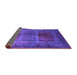 Sideview of Oriental Purple Industrial Rug, urb1573pur