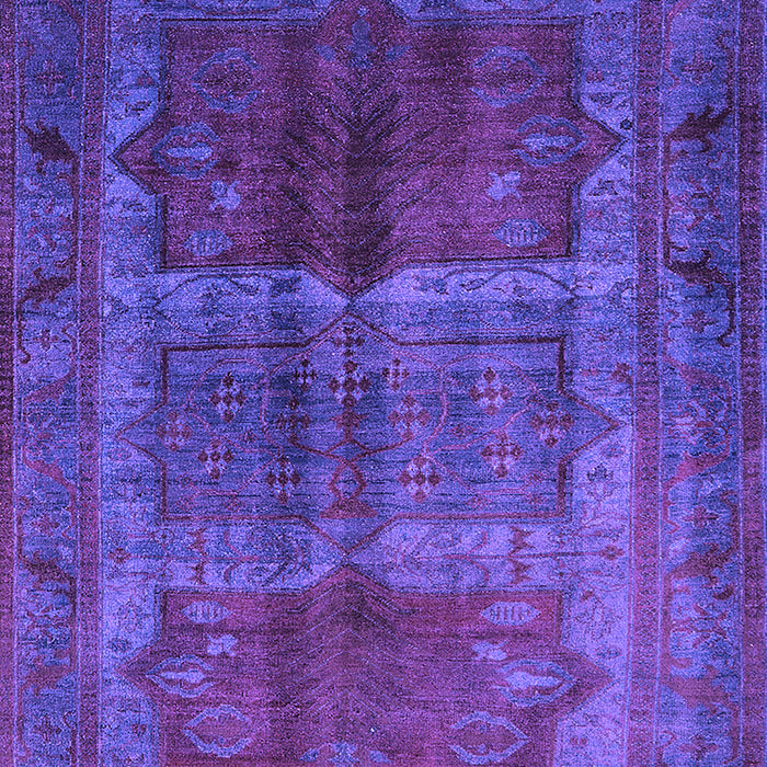 Machine Washable Oriental Purple Industrial Area Rugs, wshurb1573pur