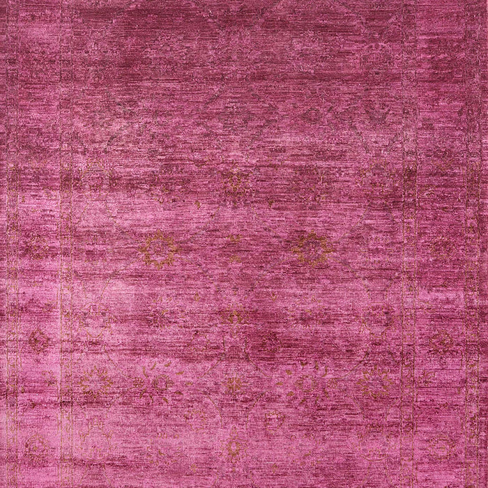 Mid-Century Modern Neon Hot Pink Oriental Rug, urb1574