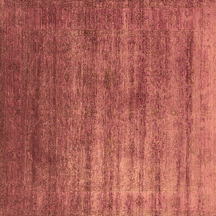 Square Machine Washable Oriental Brown Industrial Rug, wshurb1574brn