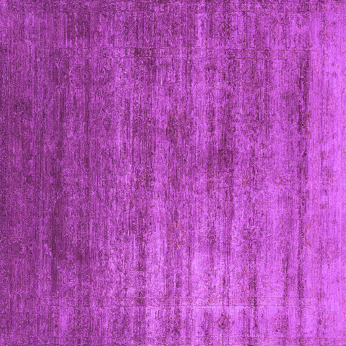 Square Oriental Purple Industrial Rug, urb1574pur