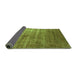 Sideview of Oriental Green Industrial Rug, urb1574grn