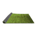 Sideview of Oriental Green Industrial Rug, urb1575grn