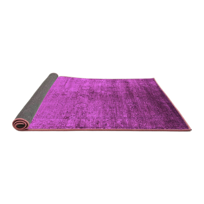 Sideview of Oriental Purple Industrial Rug, urb1575pur