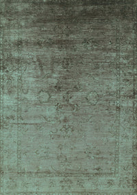 Oriental Turquoise Industrial Rug, urb1575turq