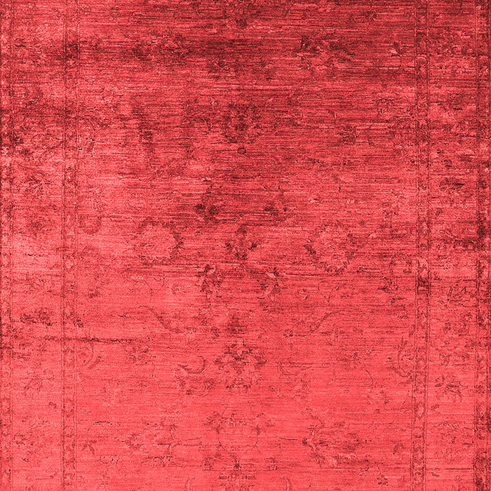 Machine Washable Oriental Red Industrial Rug, wshurb1575red