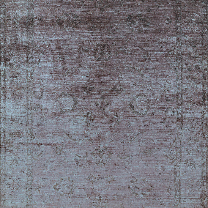 Machine Washable Oriental Light Blue Industrial Rug, wshurb1575lblu