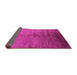 Sideview of Oriental Pink Industrial Rug, urb1575pnk