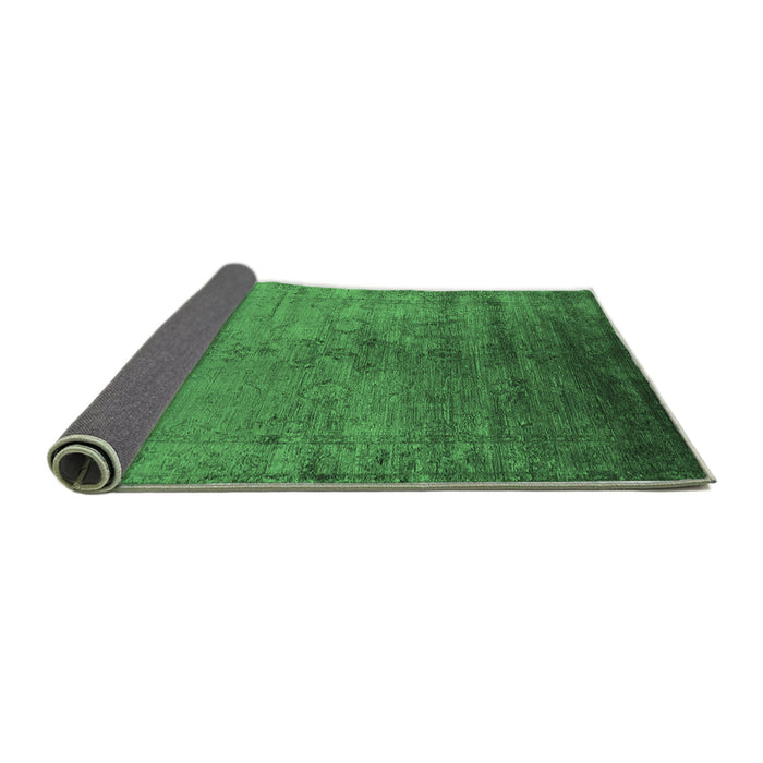 Sideview of Oriental Emerald Green Industrial Rug, urb1575emgrn