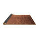 Sideview of Oriental Brown Industrial Rug, urb1575brn