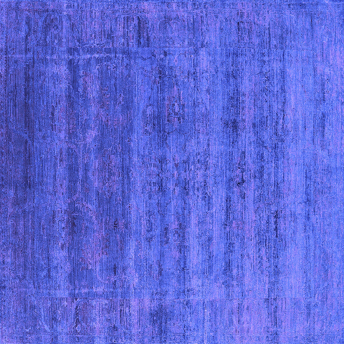 Square Oriental Purple Industrial Rug, urb1576pur