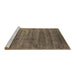 Sideview of Machine Washable Oriental Brown Industrial Rug, wshurb1576brn