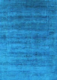 Oriental Light Blue Industrial Rug, urb1576lblu