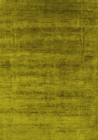 Oriental Yellow Industrial Rug, urb1576yw