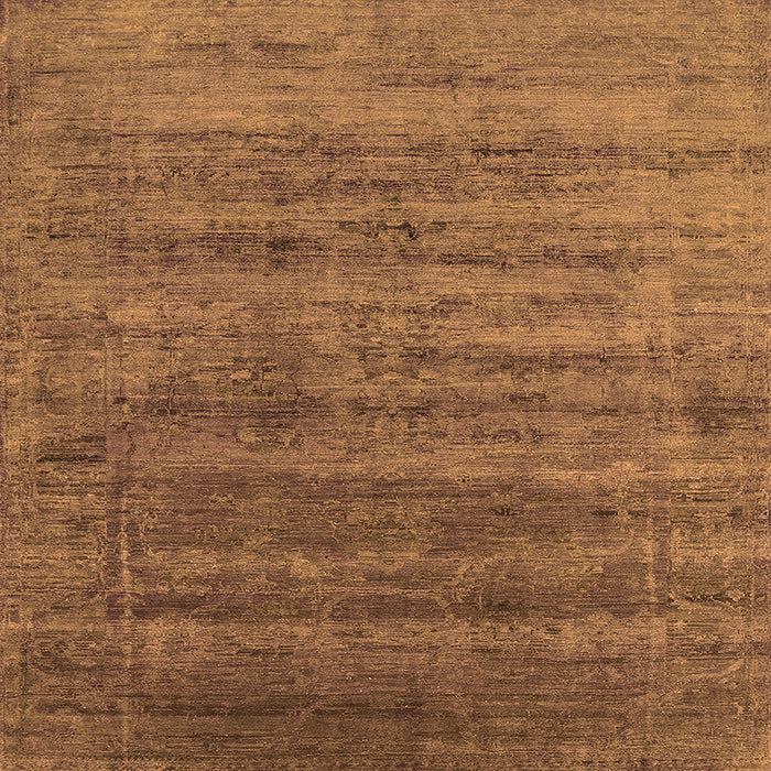 Square Machine Washable Oriental Orange Industrial Area Rugs, wshurb1576org