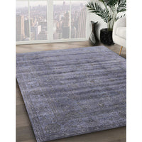 Mid-Century Modern Purple Oriental Rug, urb1577