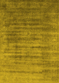 Oriental Yellow Industrial Rug, urb1577yw