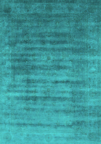 Oriental Turquoise Industrial Rug, urb1577turq