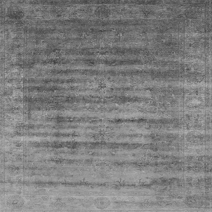 Square Oriental Gray Industrial Rug, urb1577gry