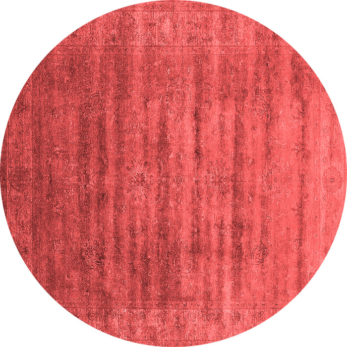 Machine Washable Oriental Red Industrial Rug, wshurb1577red