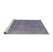 Sideview of Machine Washable Industrial Modern Grape Purple Rug, wshurb1578