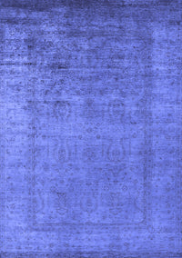 Oriental Blue Industrial Rug, urb1578blu